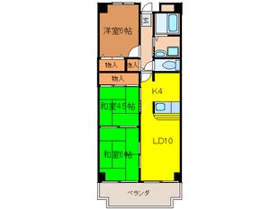 クロスロウズ荒木街の物件間取画像